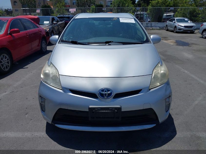2012 Toyota Prius Two VIN: JTDKN3DUXC5426679 Lot: 39686015