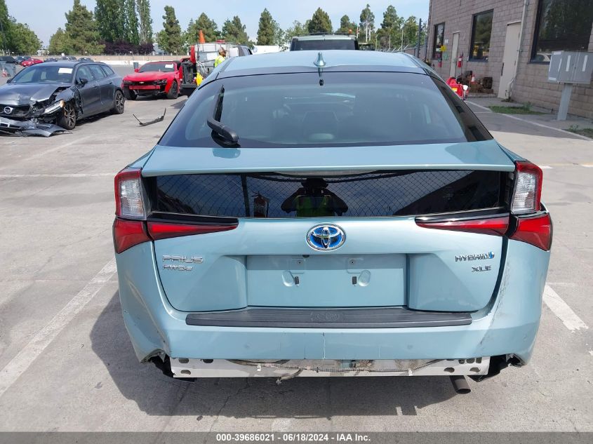 2019 Toyota Prius Xle VIN: JTDL9RFU8K3000802 Lot: 39686021