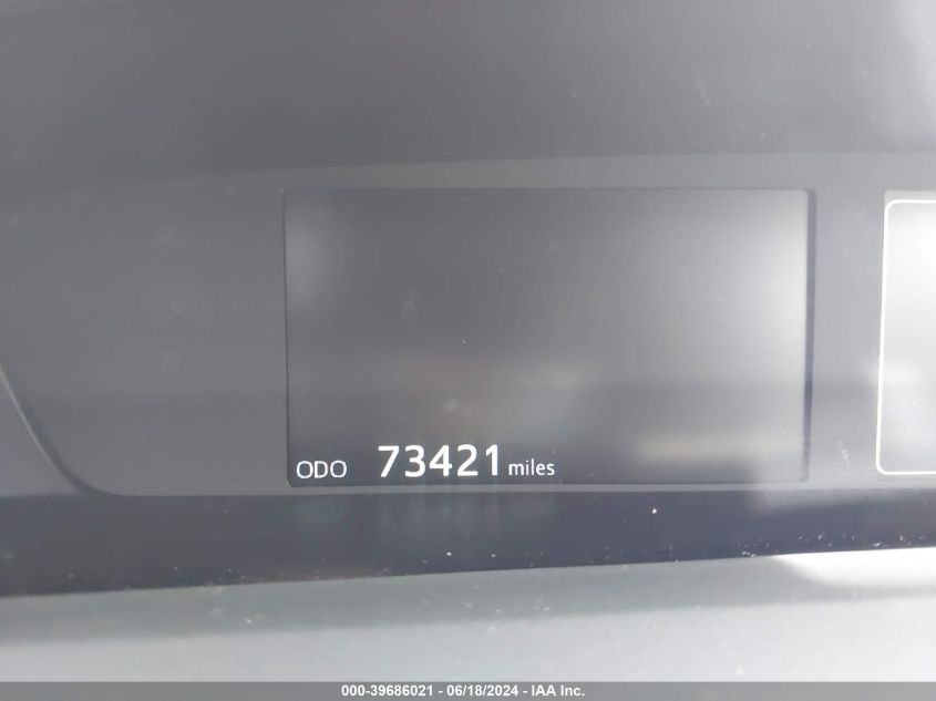 2019 Toyota Prius Xle VIN: JTDL9RFU8K3000802 Lot: 39686021