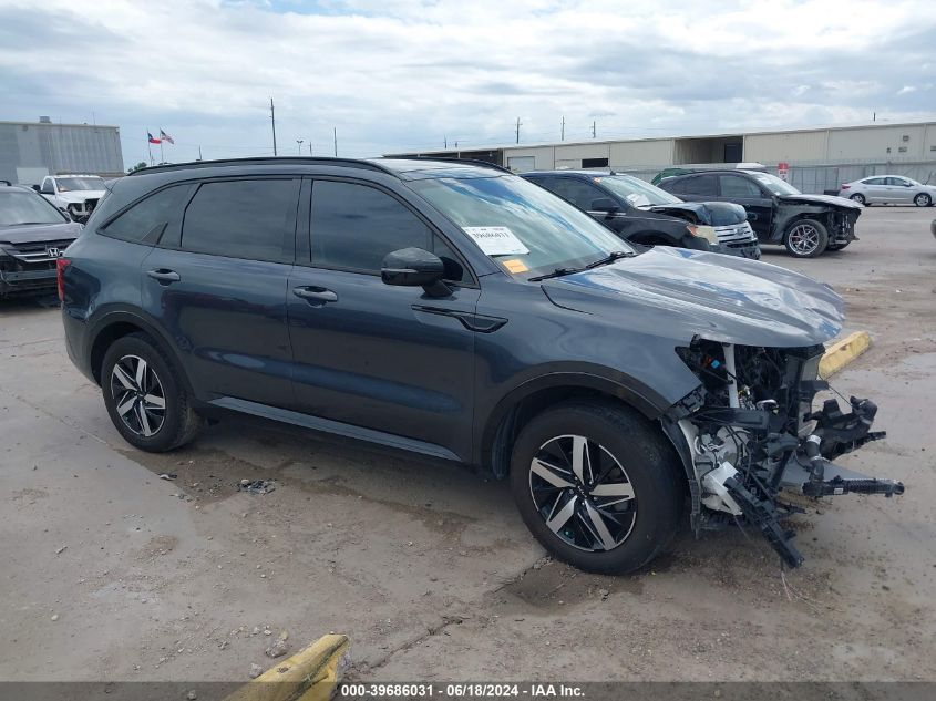 2022 Kia Sorento Ex VIN: 5XYRH4LF8NG150821 Lot: 39686031