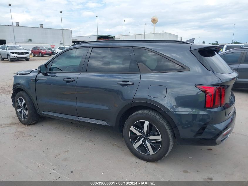 2022 Kia Sorento Ex VIN: 5XYRH4LF8NG150821 Lot: 39686031