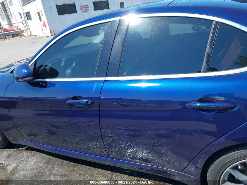 2017 Alfa Romeo Giulia Rwd VIN: ZARFAEBN9H7536645 Lot: 39686038