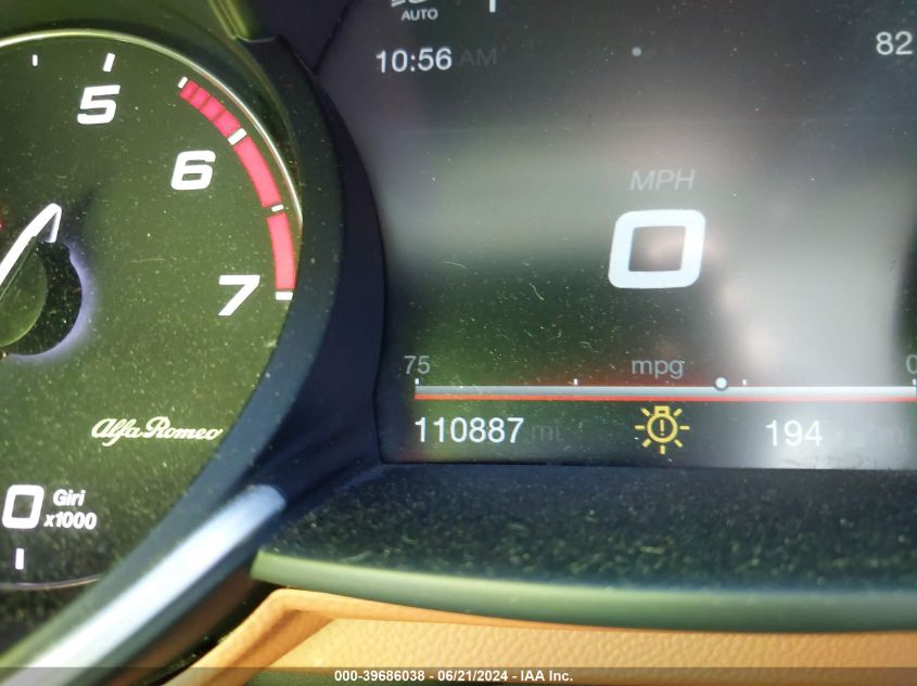 2017 Alfa Romeo Giulia Rwd VIN: ZARFAEBN9H7536645 Lot: 39686038