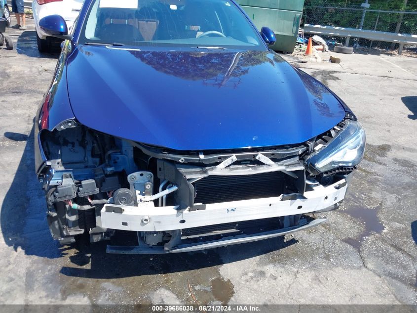 2017 Alfa Romeo Giulia Rwd VIN: ZARFAEBN9H7536645 Lot: 39686038