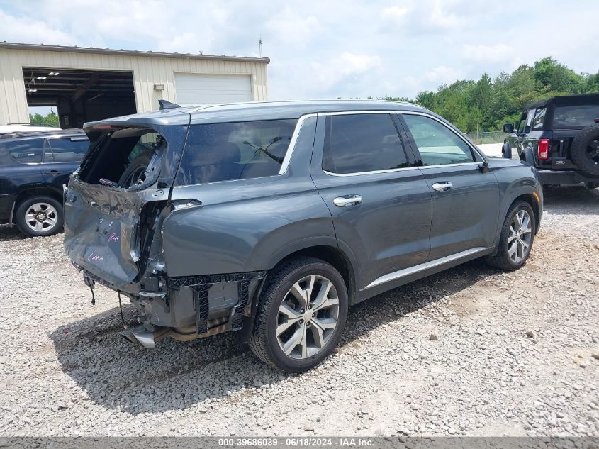 2021 Hyundai Palisade Sel VIN: KM8R44HE1MU184698 Lot: 39686039