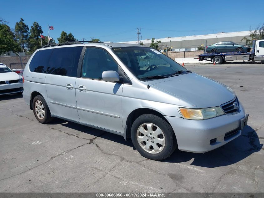 2002 Honda Odyssey Ex-L VIN: 2HKRL18042H512214 Lot: 39686056