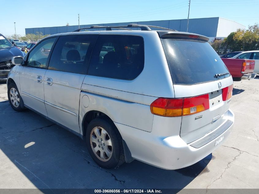 2002 Honda Odyssey Ex-L VIN: 2HKRL18042H512214 Lot: 39686056