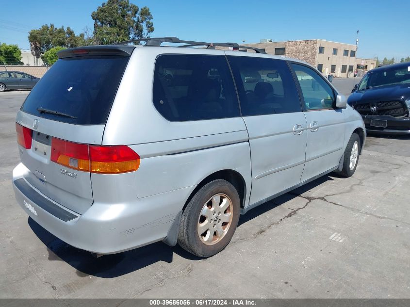 2002 Honda Odyssey Ex-L VIN: 2HKRL18042H512214 Lot: 39686056