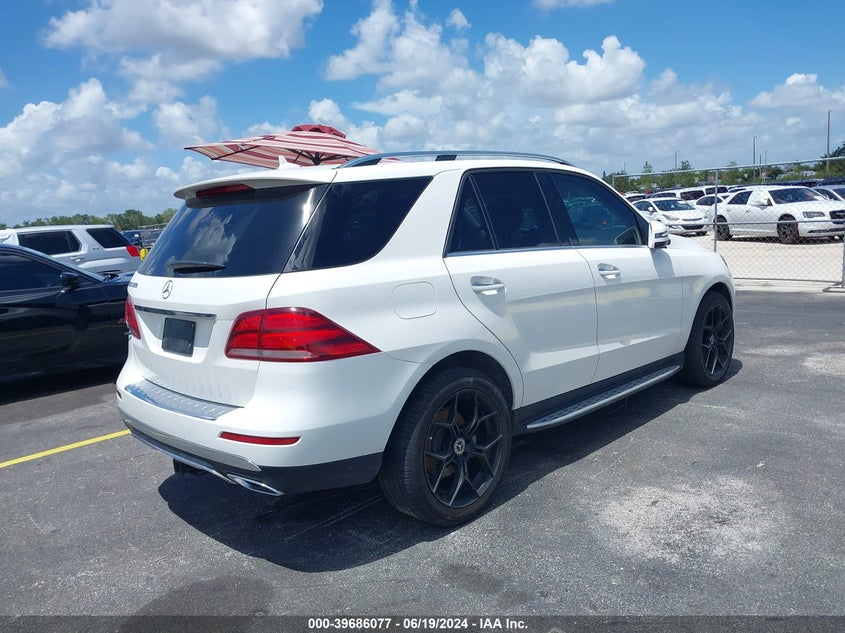 2017 Mercedes-Benz Gle 350 VIN: 4JGDA5JBXHA921476 Lot: 39686077
