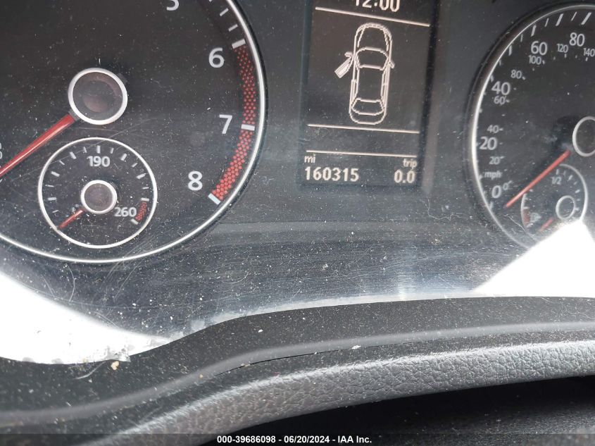 2013 Volkswagen Passat 2.5L Se VIN: 1VWBH7A35DC036464 Lot: 39686098