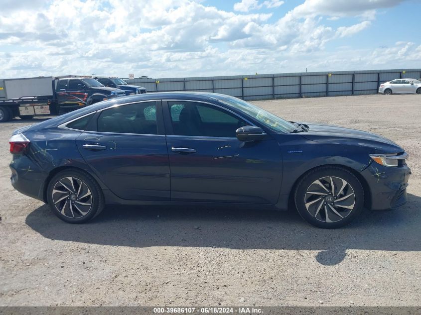 2022 Honda Insight Touring VIN: 19XZE4F96NE012495 Lot: 39686107