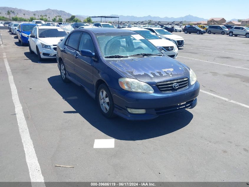 2004 Toyota Corolla S VIN: 2T1BR32E74C224158 Lot: 39686119