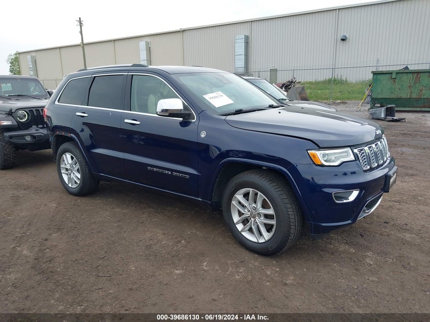 2018 Jeep Grand Cherokee Overland VIN: 1C4RJFCG9JC257058 Lot: 39686130