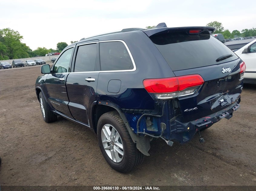 VIN 1C4RJFCG9JC257058 2018 JEEP GRAND CHEROKEE OVERLAND