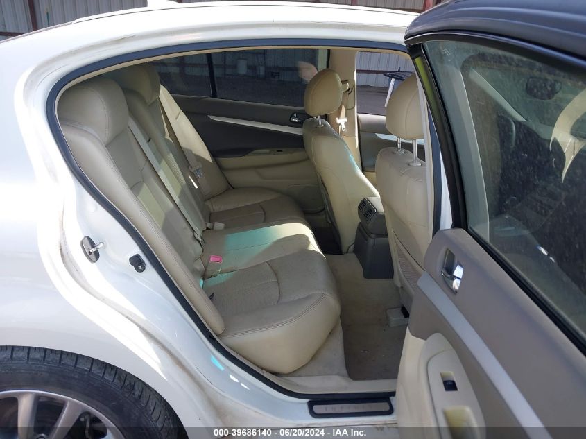 2009 Infiniti G37 Journey/Sport VIN: JNKCV61E69M306748 Lot: 39686140