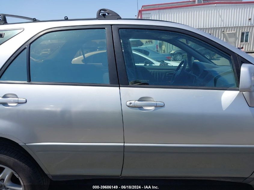 1999 Lexus Rx 300 VIN: JT6GF10U7X0017076 Lot: 39686149