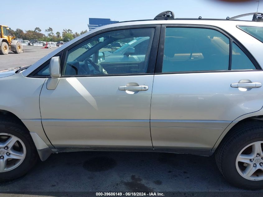 1999 Lexus Rx 300 VIN: JT6GF10U7X0017076 Lot: 39686149