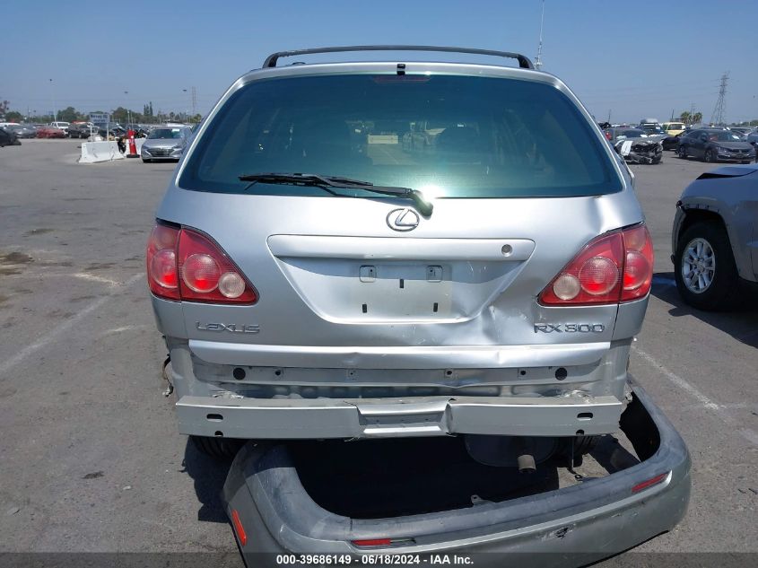 1999 Lexus Rx 300 VIN: JT6GF10U7X0017076 Lot: 39686149