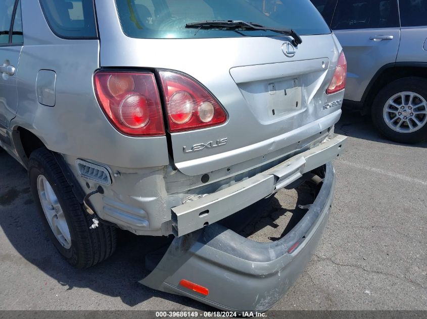 1999 Lexus Rx 300 VIN: JT6GF10U7X0017076 Lot: 39686149