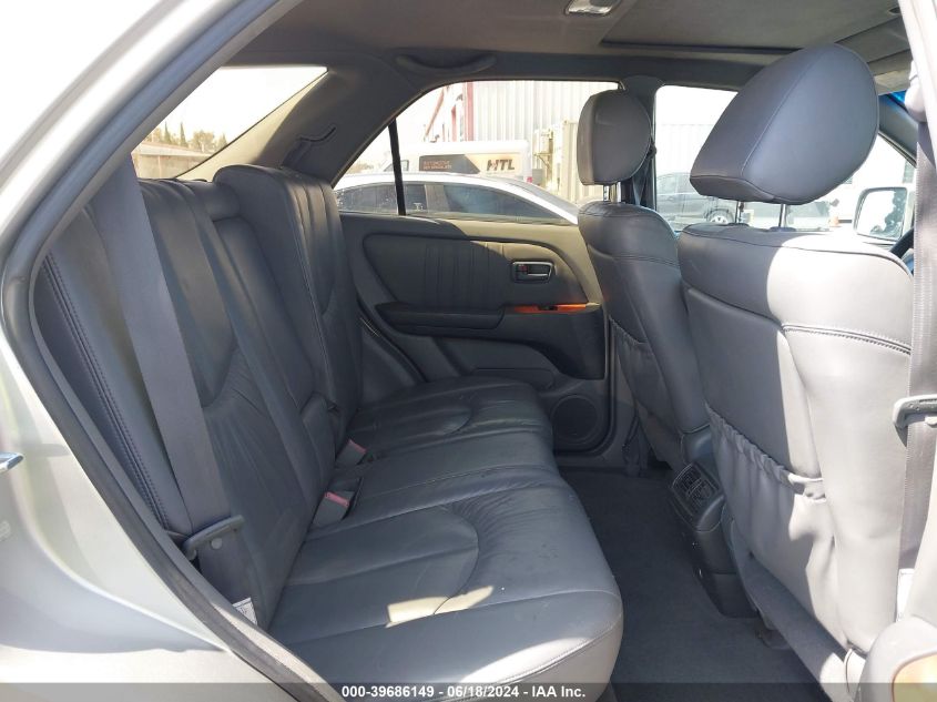 1999 Lexus Rx 300 VIN: JT6GF10U7X0017076 Lot: 39686149