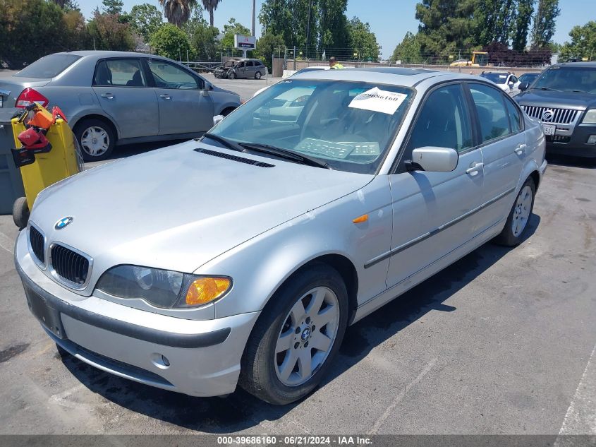 2003 BMW 325I VIN: WBAAZ33493PH34397 Lot: 39686160