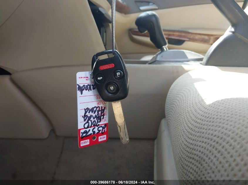 2010 Honda Accord 2.4 Ex VIN: 1HGCP2F74AA022928 Lot: 39686178