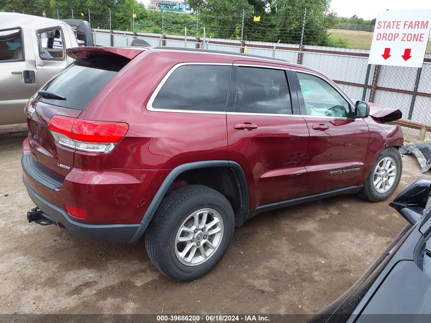 2018 Jeep Grand Cherokee Laredo 4X4 VIN: 1C4RJFAG1JC308765 Lot: 39686200