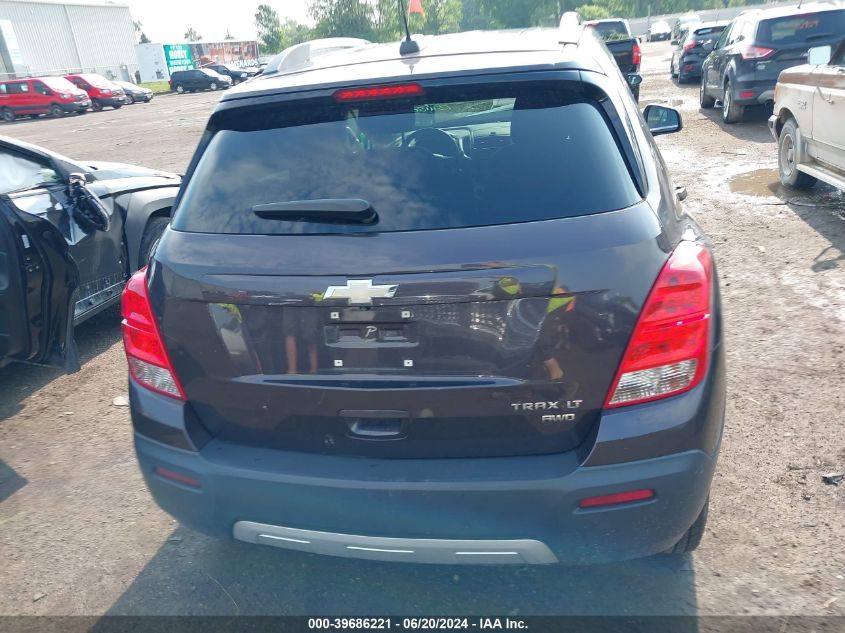 2016 Chevrolet Trax 1Lt VIN: 3GNCJPSB9GL134138 Lot: 39686221