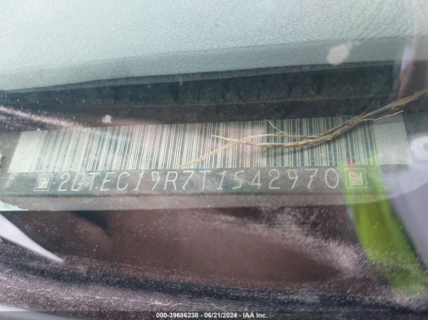 1996 GMC Sierra C1500 VIN: 2GTEC19R7T1542970 Lot: 39686238