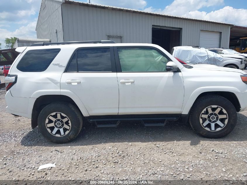 2021 Toyota 4Runner Sr5 Premium/Venture/Trd Off Road/Trd Off Road Premium/Trd Pro VIN: JTERU5JR9M5961206 Lot: 39686245