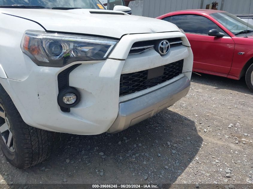 2021 Toyota 4Runner Sr5 Premium/Venture/Trd Off Road/Trd Off Road Premium/Trd Pro VIN: JTERU5JR9M5961206 Lot: 39686245