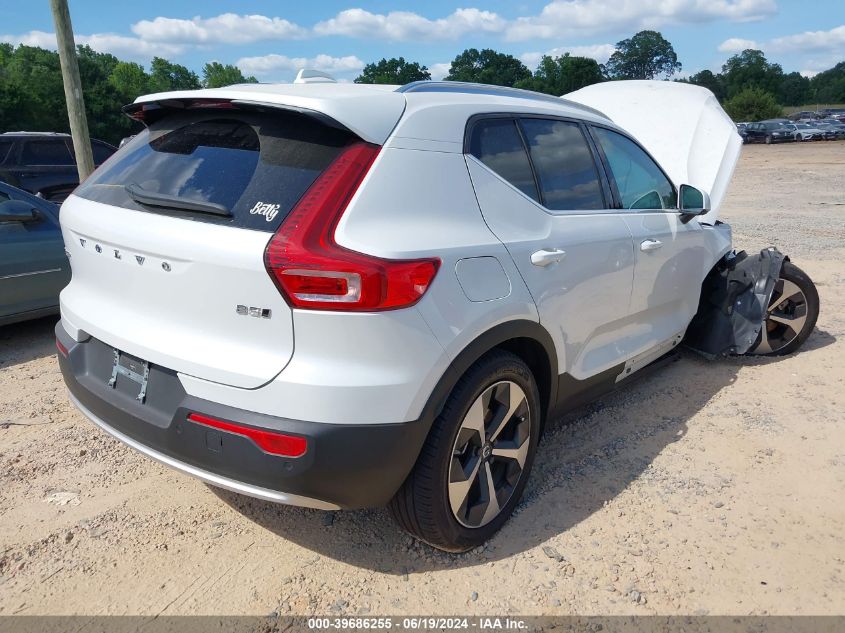 2023 Volvo Xc40 Plus VIN: YV4L12UNXP2975855 Lot: 39686255