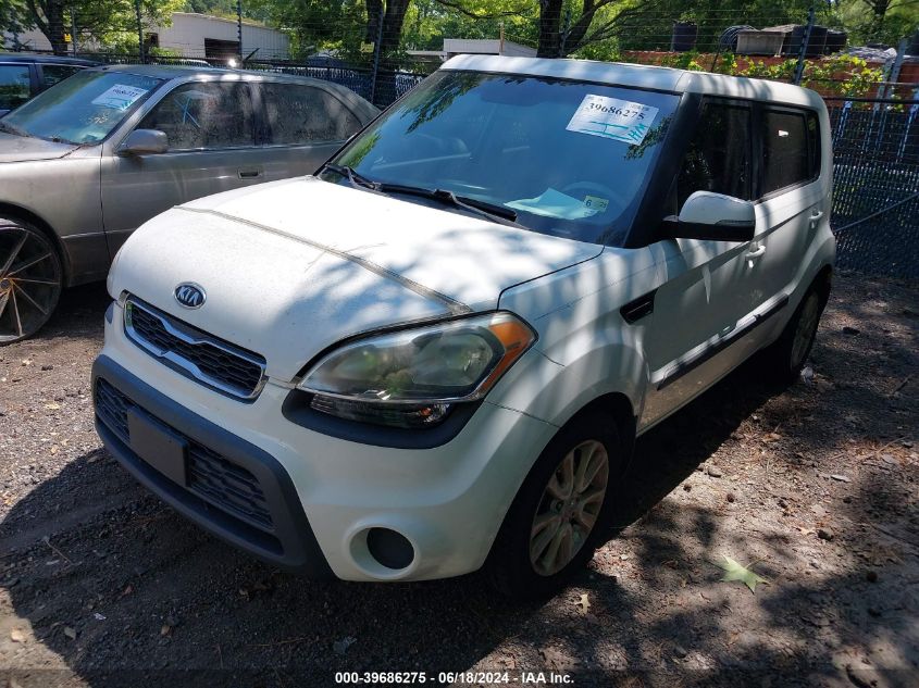 2012 Kia Soul + VIN: KNDJT2A64C7423833 Lot: 39686275