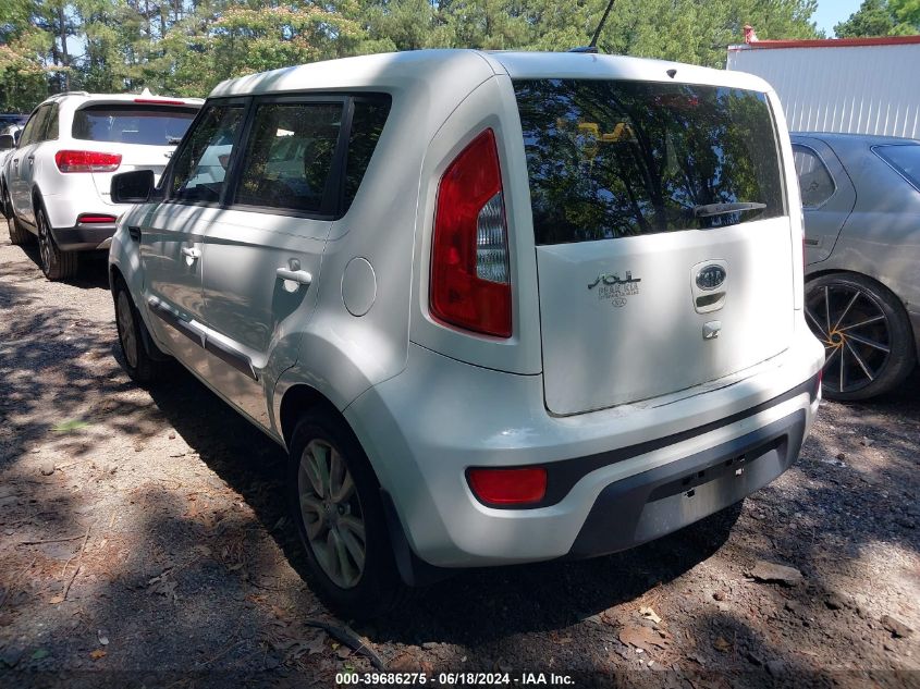 2012 Kia Soul + VIN: KNDJT2A64C7423833 Lot: 39686275