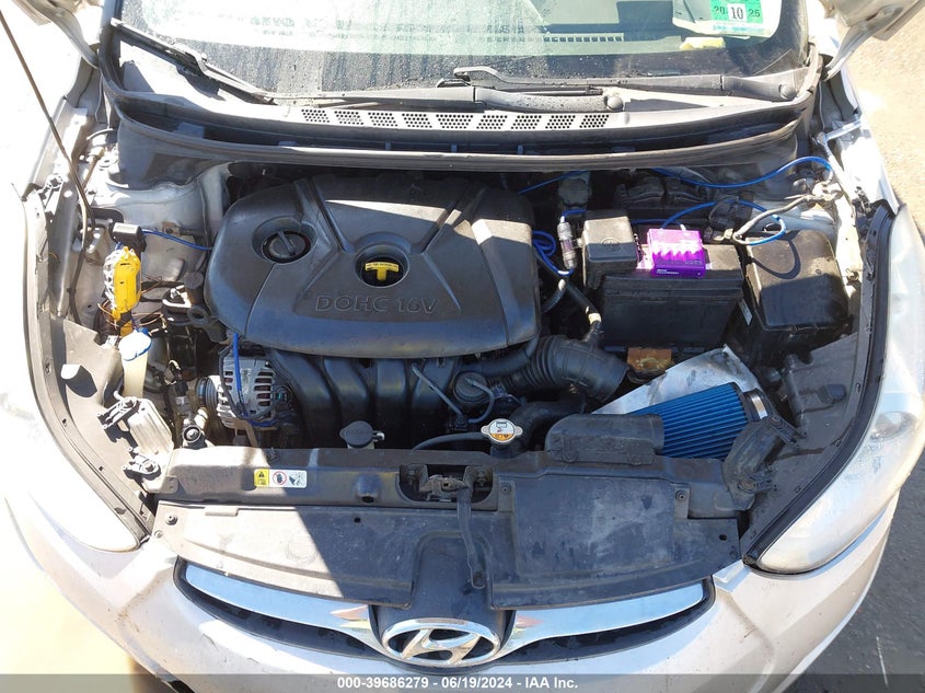 2012 Hyundai Elantra Gls (Ulsan Plant) VIN: KMHDH4AE3CU240924 Lot: 39686279