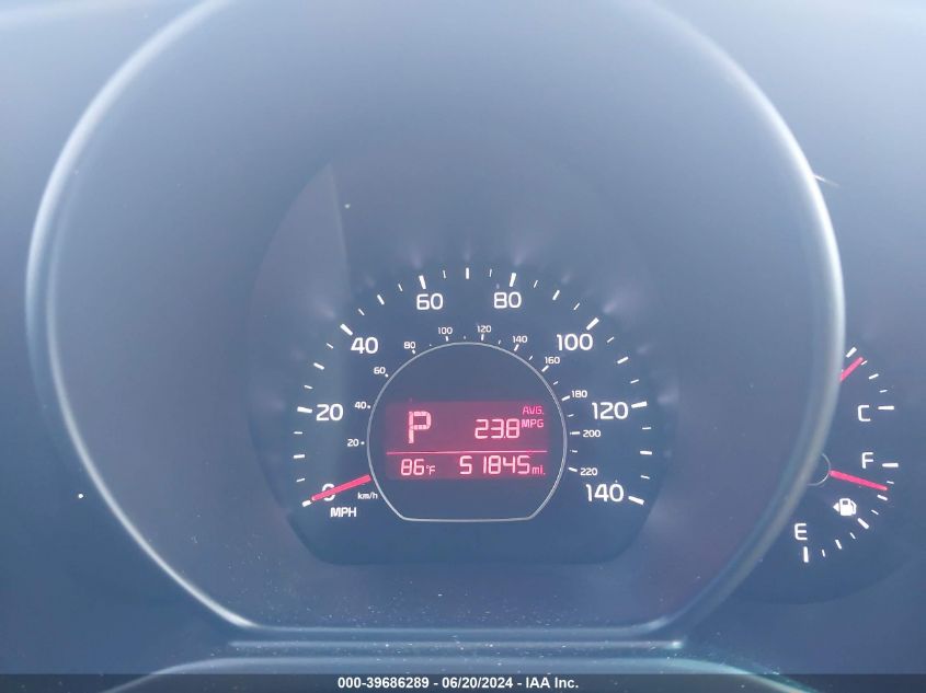 2016 Kia Soul + VIN: KNDJP3A58G7845305 Lot: 39686289