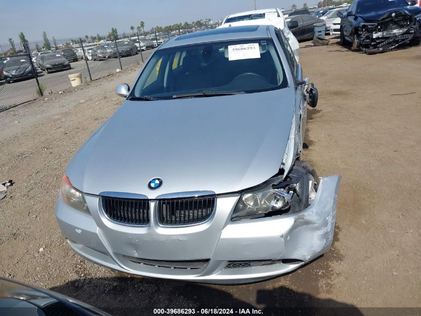 2006 BMW 325I VIN: WBAVB13566PT15962 Lot: 39686293