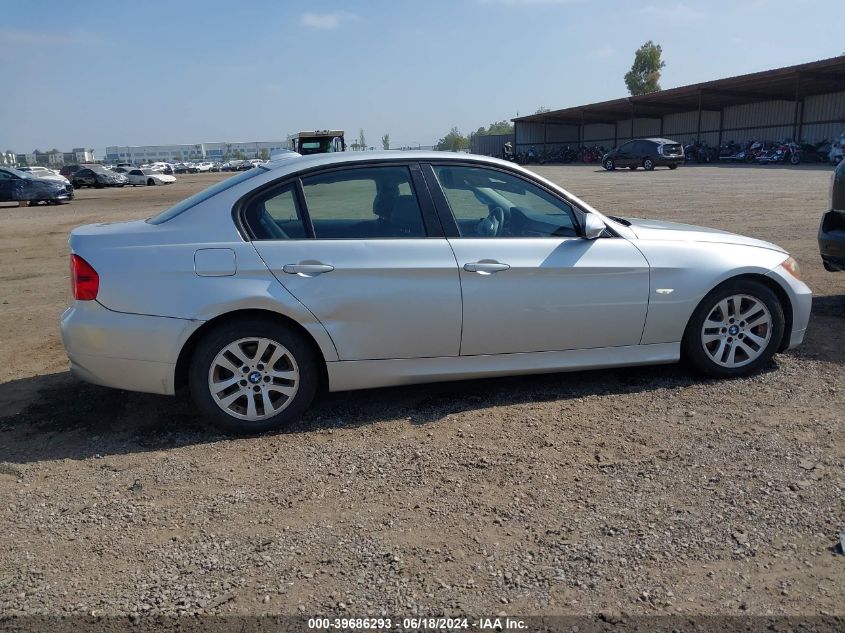 2006 BMW 325I VIN: WBAVB13566PT15962 Lot: 39686293