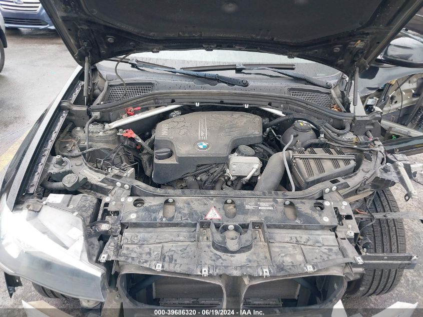 2015 BMW X3 xDrive28I VIN: 5UXWX9C57F0D50138 Lot: 39686320