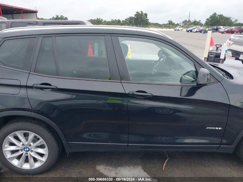 2015 BMW X3 xDrive28I VIN: 5UXWX9C57F0D50138 Lot: 39686320