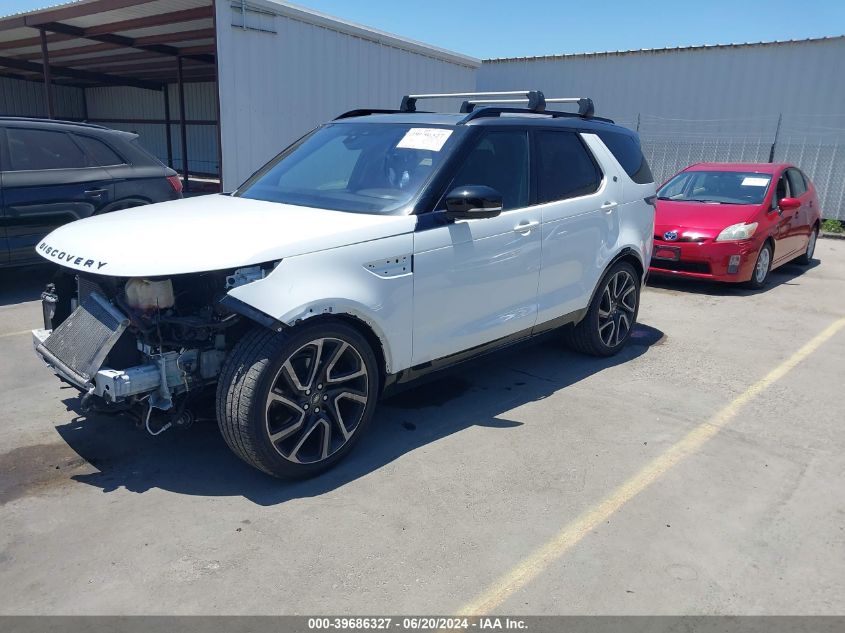 2017 Land Rover Discovery Hse Luxury VIN: SALRHBBV7HA019647 Lot: 39686327