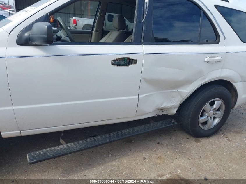 2008 Kia Sorento Lx VIN: KNDJD735685772364 Lot: 39686344