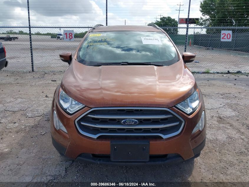 2020 Ford Ecosport Se VIN: MAJ6S3GL4LC346003 Lot: 39686346