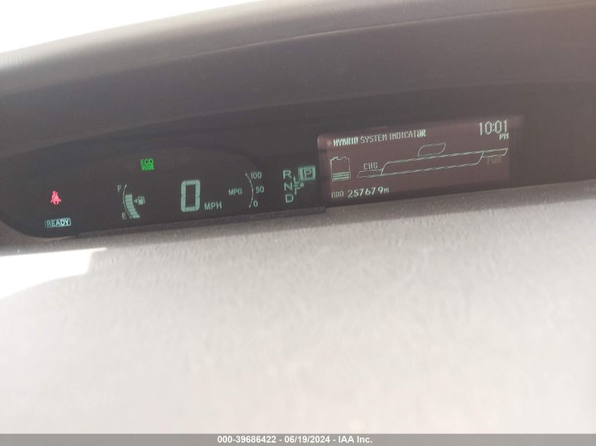 2010 Toyota Prius Ii VIN: JTDKN3DU5A0171207 Lot: 39686422