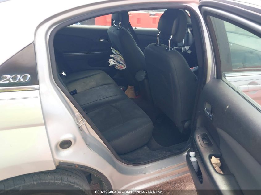 2012 Chrysler 200 Touring VIN: 1C3CCBBB2CN100675 Lot: 39686434