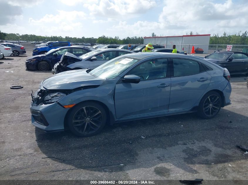 2020 Honda Civic Sport Touring VIN: SHHFK7H97LU226492 Lot: 39686452