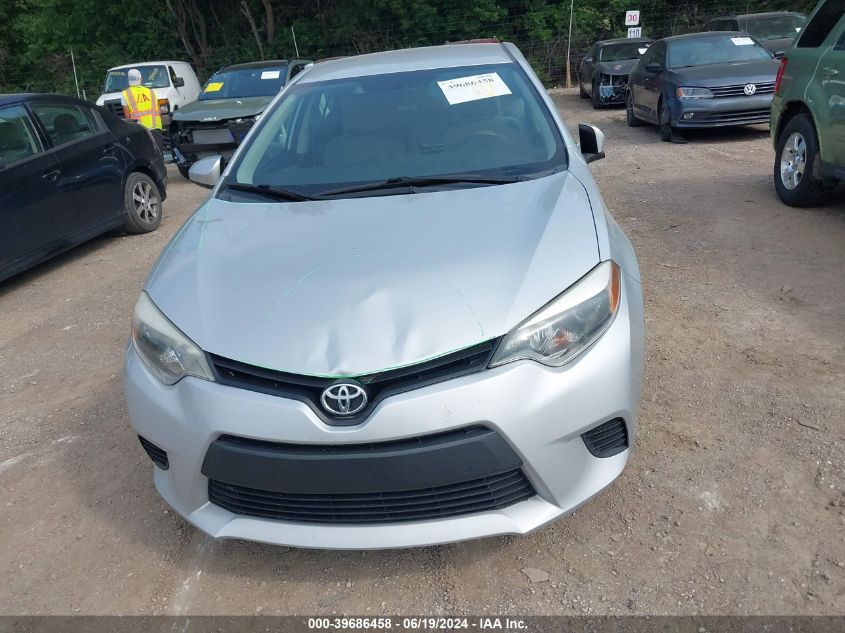 2014 Toyota Corolla L/Le/Le Pls/Prm/S/S Pls VIN: 2T1BURHE8EC083563 Lot: 39686458