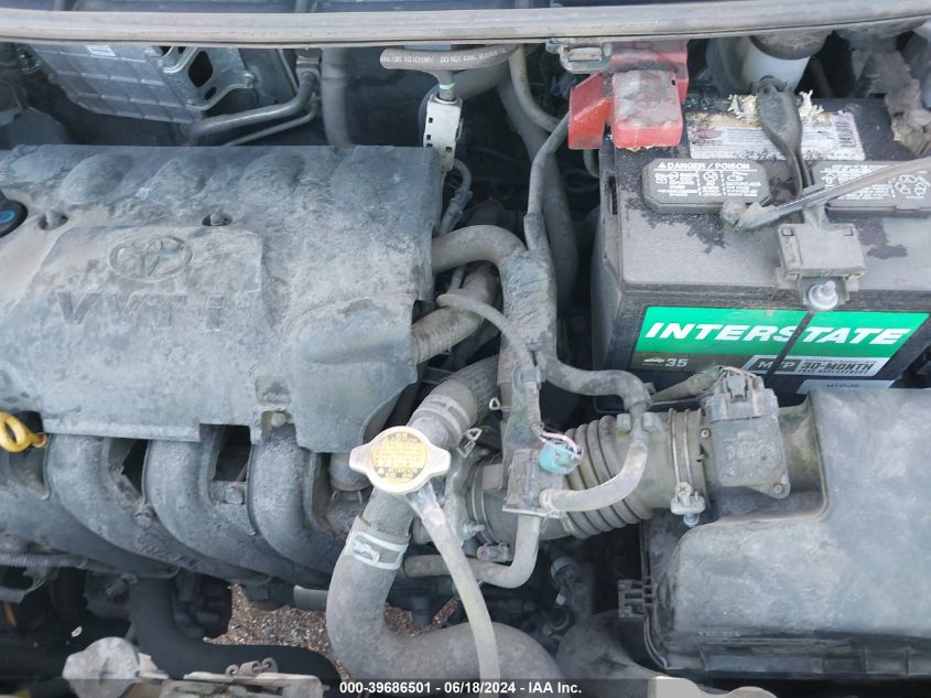 2012 Toyota Yaris VIN: JTDBT4K31CL032621 Lot: 39686501