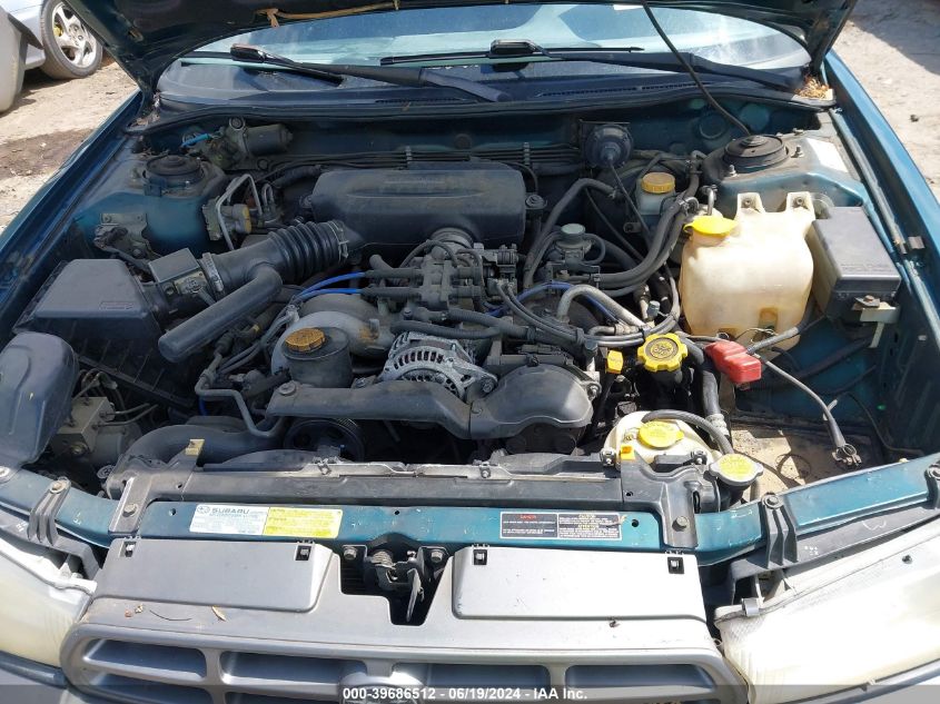 1998 Subaru Legacy Outback/Outback Limited/Outback Sport VIN: 4S3BG6859W7632762 Lot: 39686512