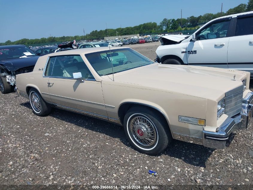 1985 Cadillac Eldorado VIN: 1G6EL5781FE668779 Lot: 39686514